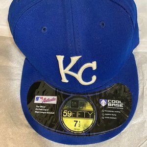 NEW ERA 59FIFTY Kansas City Royals Official On-Field Fitted Cap - Size 7 1/2